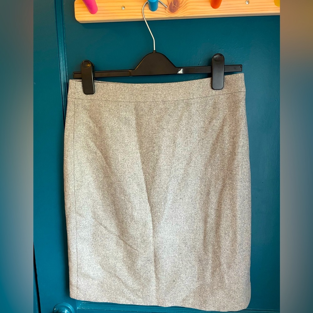 J. Crew wool pencil skirt size 2